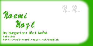 noemi mozl business card