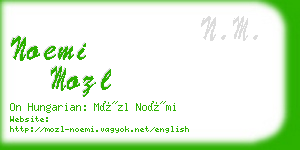 noemi mozl business card